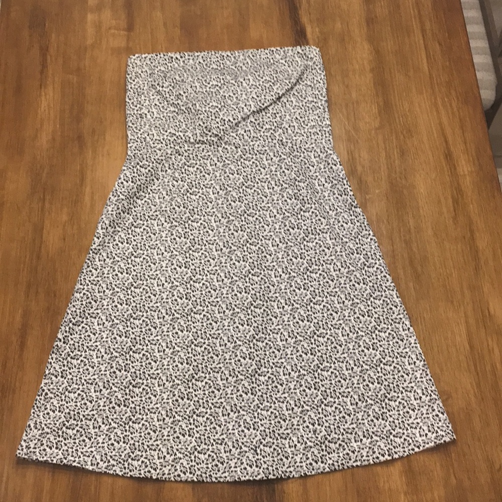 New York & Company Strapless A Line Dress
